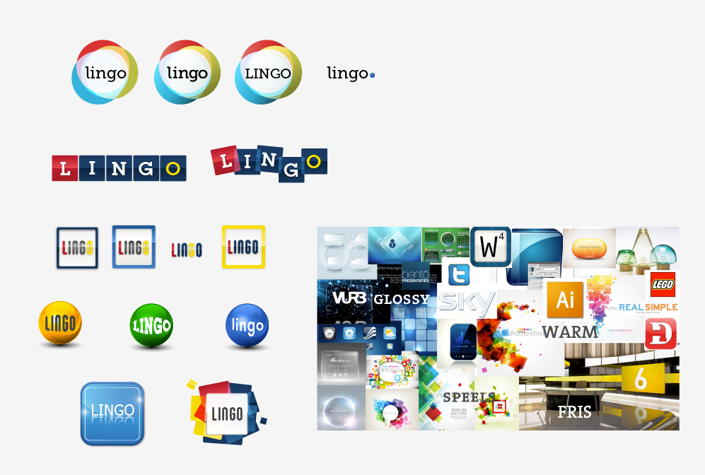 lingologoschetsen en moodboards